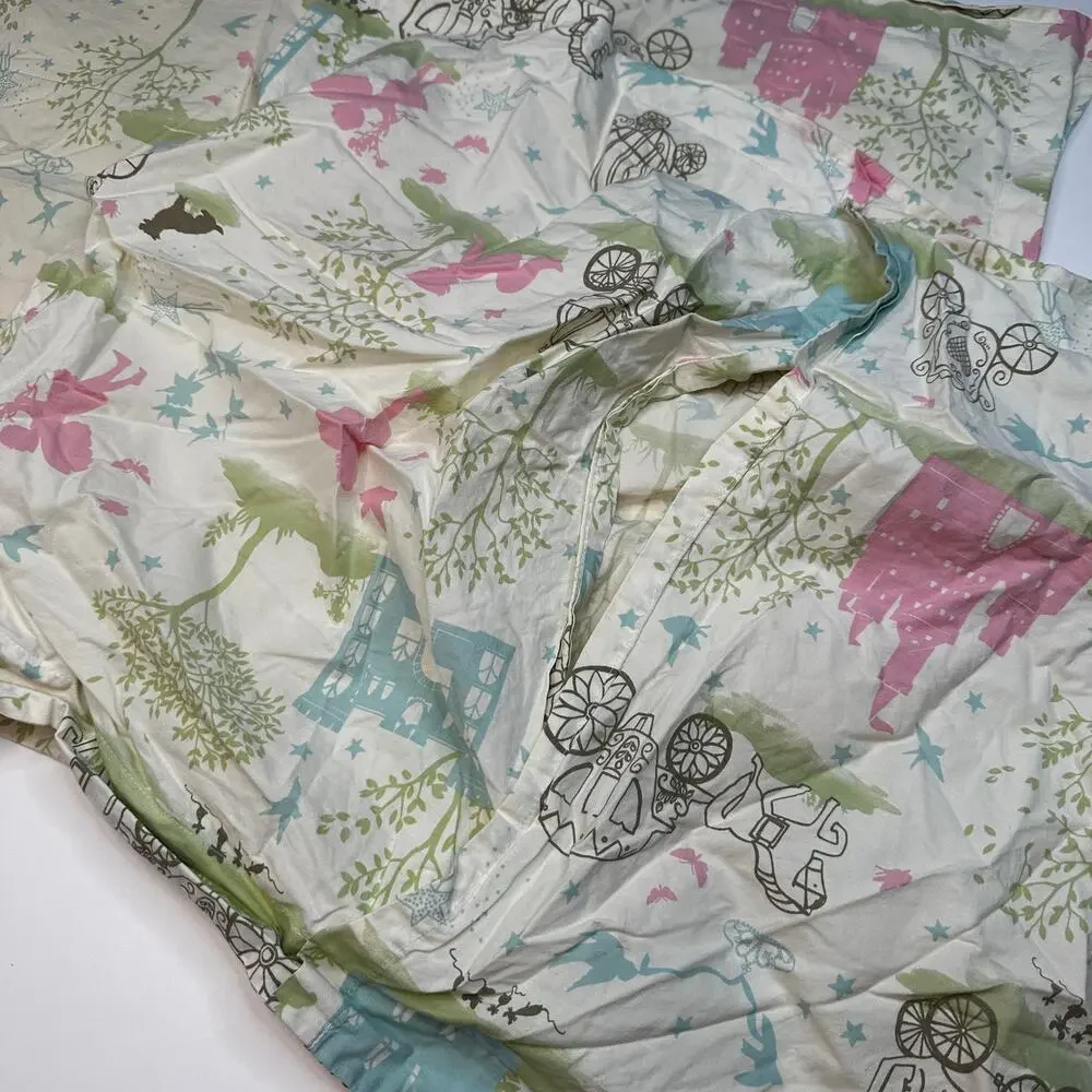 Pottery Barn Elizabeth Toile Princess Castle Pillowcases